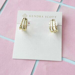 Kendra Scott Gold Huggie Earrings - Quinn
